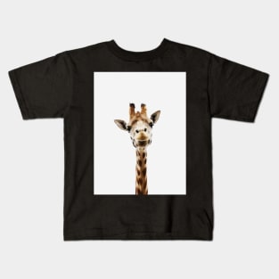 Giraffe print, Nursery art, Giraffe wall art, Animal, Kids room, Modern art, Wall decor Kids T-Shirt